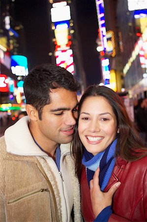 simsearch:700-00518562,k - Couple in Times Square, New York City, New York, USA Foto de stock - Con derechos protegidos, Código: 700-00527462