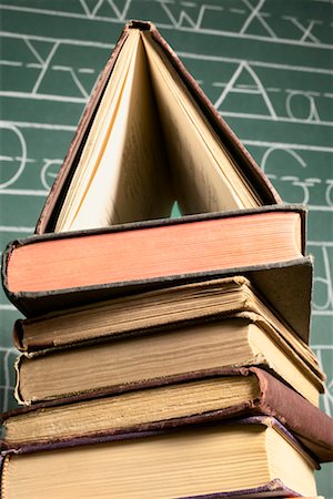 simsearch:700-00605327,k - Stack of Books Stock Photo - Rights-Managed, Code: 700-00527749