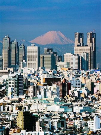 shinjuku skyline - Shinjuku, Tokyo, Japan Stock Photo - Rights-Managed, Code: 700-00527956