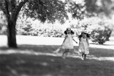 simsearch:700-01072069,k - Sisters in Fairy Costumes in Park Stock Photo - Rights-Managed, Code: 700-00528012