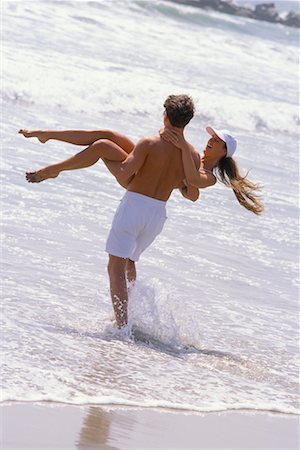 simsearch:700-00651360,k - Couple at Beach Stock Photo - Rights-Managed, Code: 700-00528076