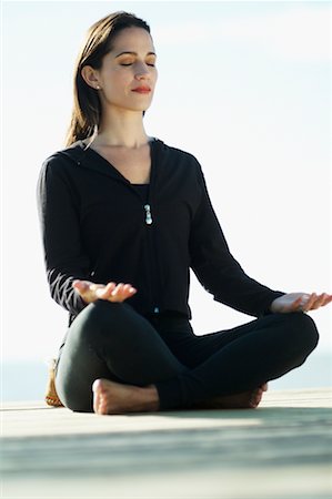 simsearch:700-00528230,k - Woman Doing Yoga Stock Photo - Rights-Managed, Code: 700-00528161