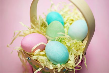 simsearch:700-01124525,k - Eggs in Easter Basket Foto de stock - Con derechos protegidos, Código: 700-00528485