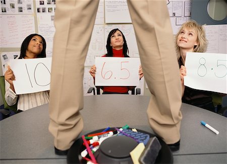 Businesswomen Judging Co-Worker Stock Photo - Rights-Managed, Code: 700-00528759