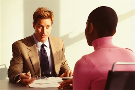 Financial Advisor with Client Stock Photo - Rights-Managed, Code: 700-00529569