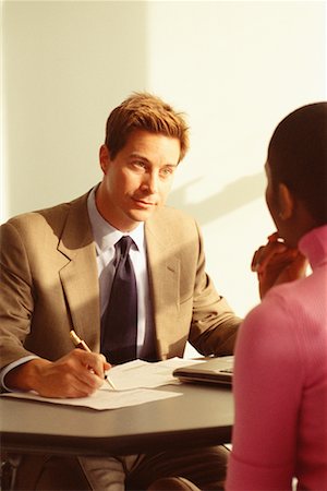 Financial Advisor with Client Stock Photo - Rights-Managed, Code: 700-00529570