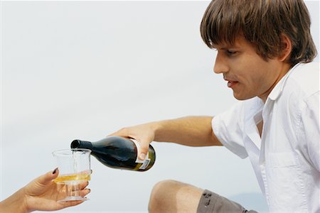 simsearch:700-00635374,k - Man Pouring Wine Stock Photo - Rights-Managed, Code: 700-00529629