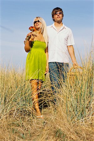 Couple Going on a Picnic Stock Photo - Rights-Managed, Code: 700-00529621