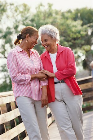 simsearch:600-01764478,k - Mother and Daughter Outdoors Stock Photo - Rights-Managed, Code: 700-00529961