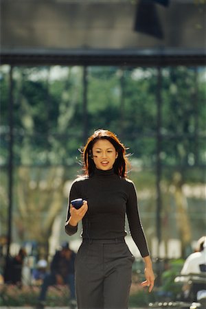 Business Woman Using Headset Foto de stock - Con derechos protegidos, Código: 700-00520338