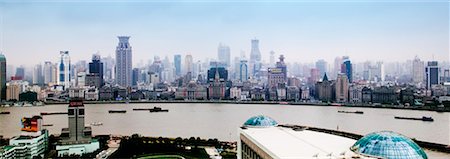 simsearch:700-03638885,k - Shanghai Skyline, From Pudong, Shanghai, China Stock Photo - Rights-Managed, Code: 700-00520875