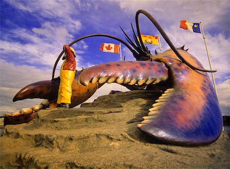 World's Biggest Lobster Monument, Shediac, New Brunswick, Canada Foto de stock - Con derechos protegidos, Código: 700-00520946