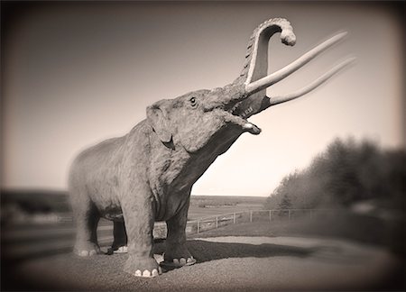 Mastodon Replica, Stewiacke, Nova Scotia, Canada Foto de stock - Con derechos protegidos, Código: 700-00520951