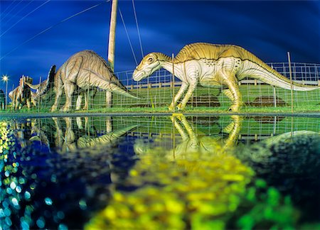 Statues of Dinosaurs, Quebec, Canada Stock Photo - Rights-Managed, Code: 700-00520963