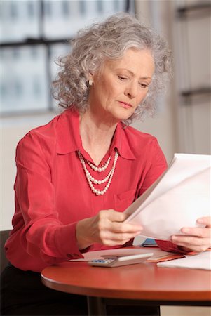 simsearch:700-00918428,k - Woman with Paperwork Stock Photo - Rights-Managed, Code: 700-00521482