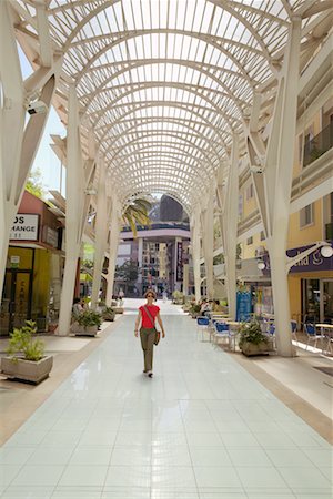 Woman in Shopping Arcade, Recoleta, Santiago, Chile Stock Photo - Rights-Managed, Code: 700-00522283