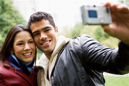 Couple Taking Self Portrait Stock Photo - Rights-Managed, Code: 700-00522647