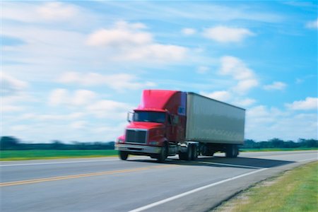 simsearch:600-00174105,k - Truck on Highway Stock Photo - Rights-Managed, Code: 700-00522735