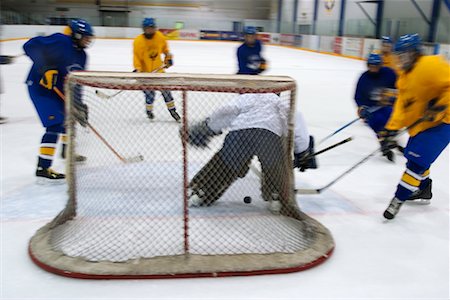 Hockey Game Stock Photo - Rights-Managed, Code: 700-00522764