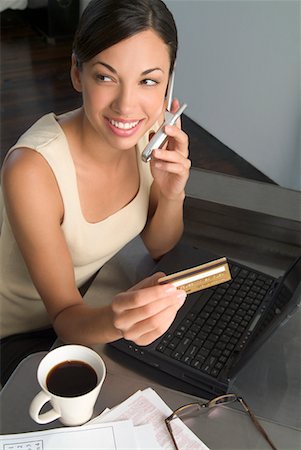 food bank - Woman Doing Online Shopping Stock Photo - Rights-Managed, Code: 700-00522857