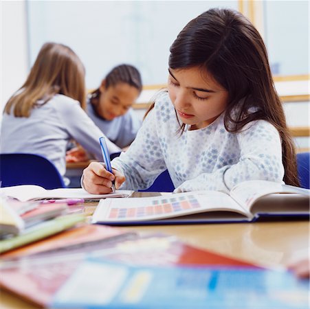 simsearch:700-00523365,k - Students in Classroom Stock Photo - Rights-Managed, Code: 700-00523392