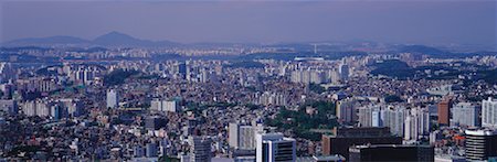 simsearch:841-02918975,k - Toits de la ville, Séoul, Corée du Sud Photographie de stock - Rights-Managed, Code: 700-00523571