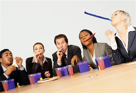 simsearch:632-06779298,k - Businesspeople Celebrating Stock Photo - Rights-Managed, Code: 700-00523764