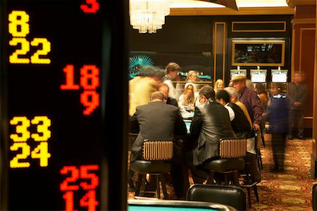 roulette (jeu) - Poker Players at Casino Foto de stock - Con derechos protegidos, Código: 700-00544146