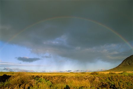 simsearch:700-00546757,k - Regenbogen über der Osterinsel, Chile Stockbilder - Lizenzpflichtiges, Bildnummer: 700-00546758