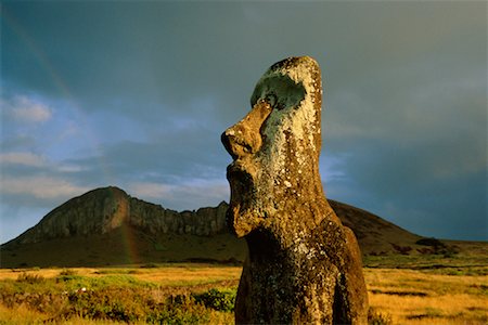 simsearch:700-00546757,k - Moai, Osterinsel, Chile Stockbilder - Lizenzpflichtiges, Bildnummer: 700-00546760