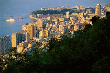 simsearch:700-00555237,k - Overview of Monaco Foto de stock - Con derechos protegidos, Código: 700-00546999