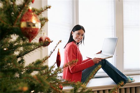 Woman Using Laptop Stock Photo - Rights-Managed, Code: 700-00547263