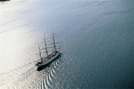 Overview of Ship on Ocean, Bergen, Norway Stock Photo - Rights-Managed, Code: 700-00547431