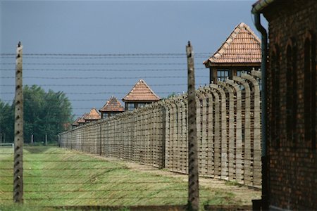 Auschwitz Concentration Camp Oswiecim, Poland Fotografie stock - Rights-Managed, Codice: 700-00547455