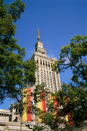 The Palace of Culture and Science Building in Warsaw, Poland Stock Photo - Rights-Managed, Code: 700-00547503