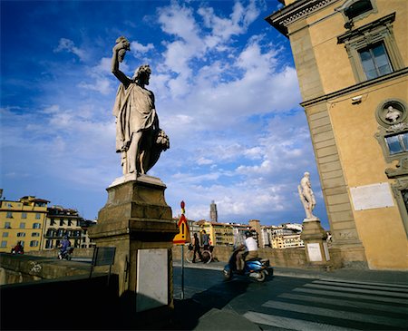 entertainment and attraction for florence italy - Statues de ville Street, Florence, Italie Photographie de stock - Rights-Managed, Code: 700-00549106