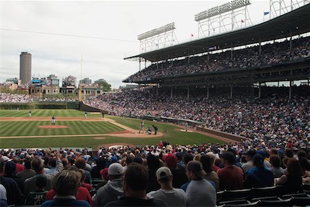simsearch:700-00008013,k - Wrigley Field, Chicago, Illinois, USA Fotografie stock - Rights-Managed, Codice: 700-00549148