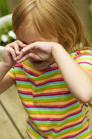 Girl Wiping Eyes Stock Photo - Rights-Managed, Code: 700-00549710