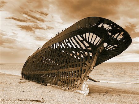 Shipwreck of the Vapor Amadeo, Estancia San Gregorio, Chile Stock Photo - Rights-Managed, Code: 700-00549753