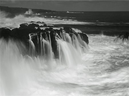 Surf Crashing on the Coast of Easter Island, Chile Stock Photo - Rights-Managed, Code: 700-00549808