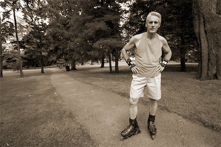 Portrait of Roller Blader Stock Photo - Rights-Managed, Code: 700-00549916