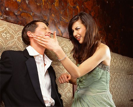 Woman Slapping Man Stock Photo - Rights-Managed, Code: 700-00543571