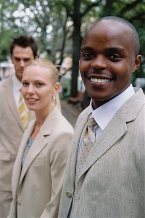 south africa and black and business - Portrait of Business People Outdoors Foto de stock - Con derechos protegidos, Código: 700-00543623