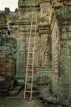 preah khan temple - Preah Khan Temple, Angkor Wat, Cambodia Foto de stock - Con derechos protegidos, Código: 700-00543638