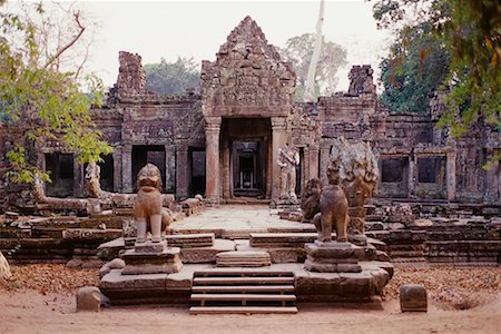 preah khan temple - Preah Khan Temple, Angkor Wat, Cambodia Fotografie stock - Rights-Managed, Codice: 700-00543640