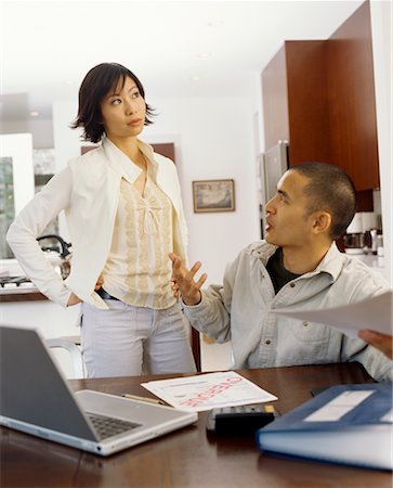 Couple Doing Personal Finances Stock Photo - Rights-Managed, Code: 700-00543975