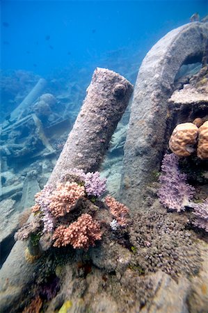 simsearch:700-00019379,k - American World War 2 Military Equipment Off Million Dollar Point, Espiritu Santo, Vanuatu Stock Photo - Rights-Managed, Code: 700-00554006