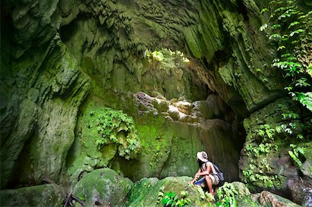 Millennium Cave, Espiritu Santo, Vanuatu Fotografie stock - Rights-Managed, Codice: 700-00554013