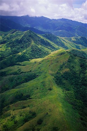 Antenne de la chaîne de montagnes, Viti Levu, Fidji Photographie de stock - Rights-Managed, Code: 700-00554505