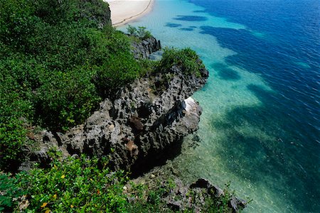 Aerial View of Shoreline, Vatulele, Fiji Stock Photo - Rights-Managed, Code: 700-00554501